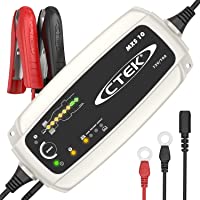 CTEK MXS 10 Cargador de batería Completamente automático (Carga- Mantenimiento y reacondicionamiento de baterias de…